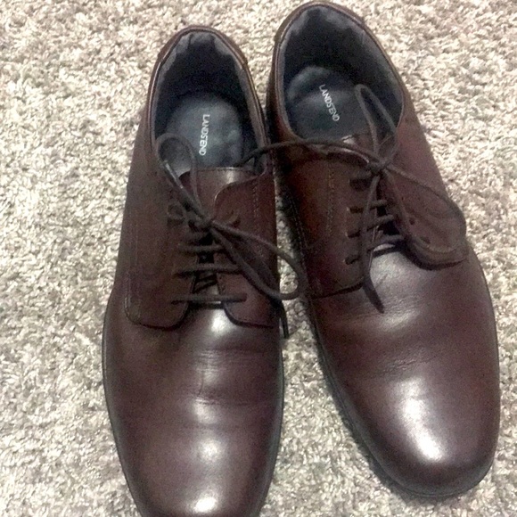 Lands End brown oxfords six 11D worn 1x - Picture 1 of 3